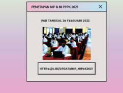 Penetapan NIP CPNS 2021, NI PPPK Guru dan Non Guru